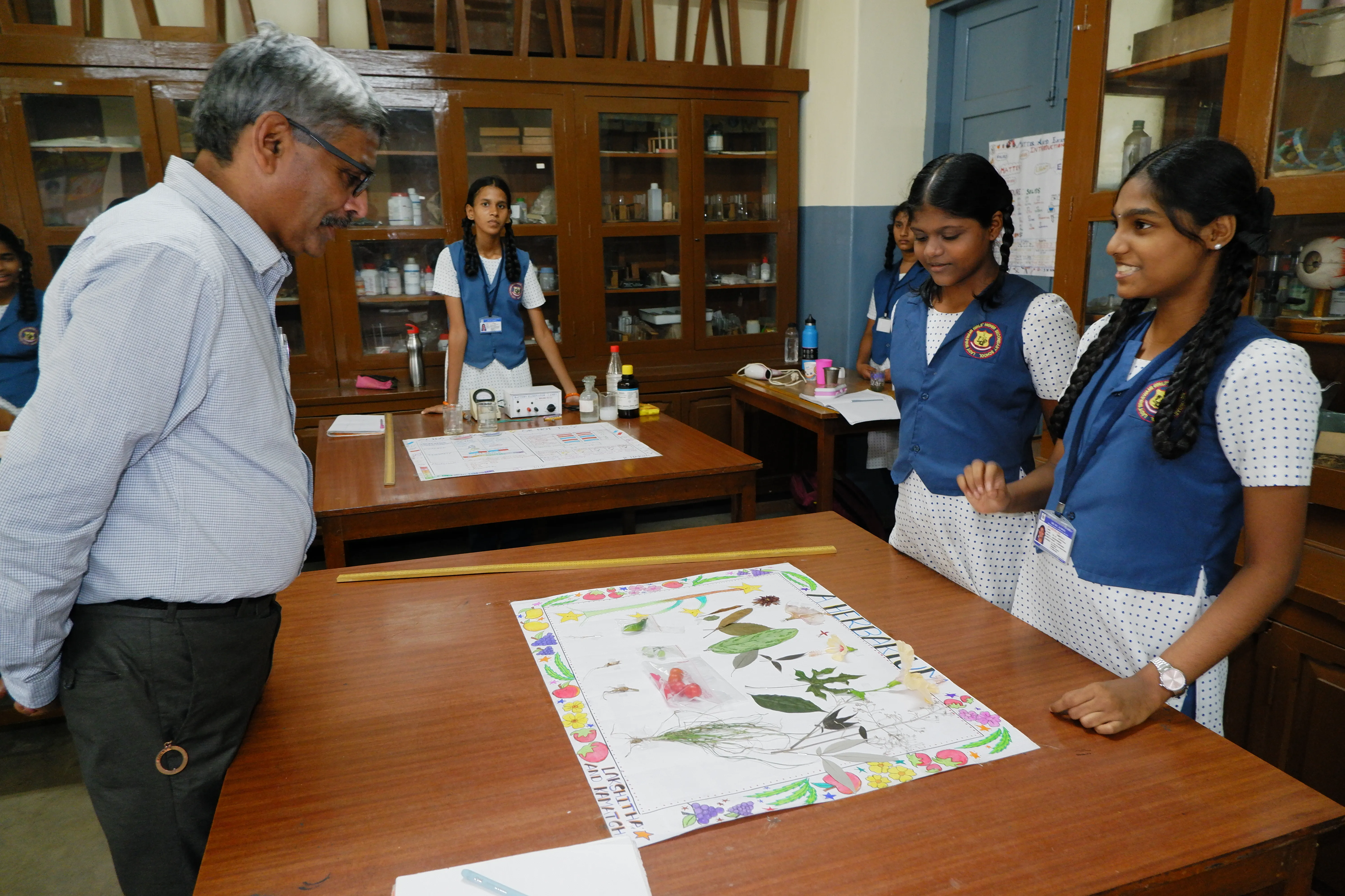 Students during a KSICT programme activity at LSGHSS