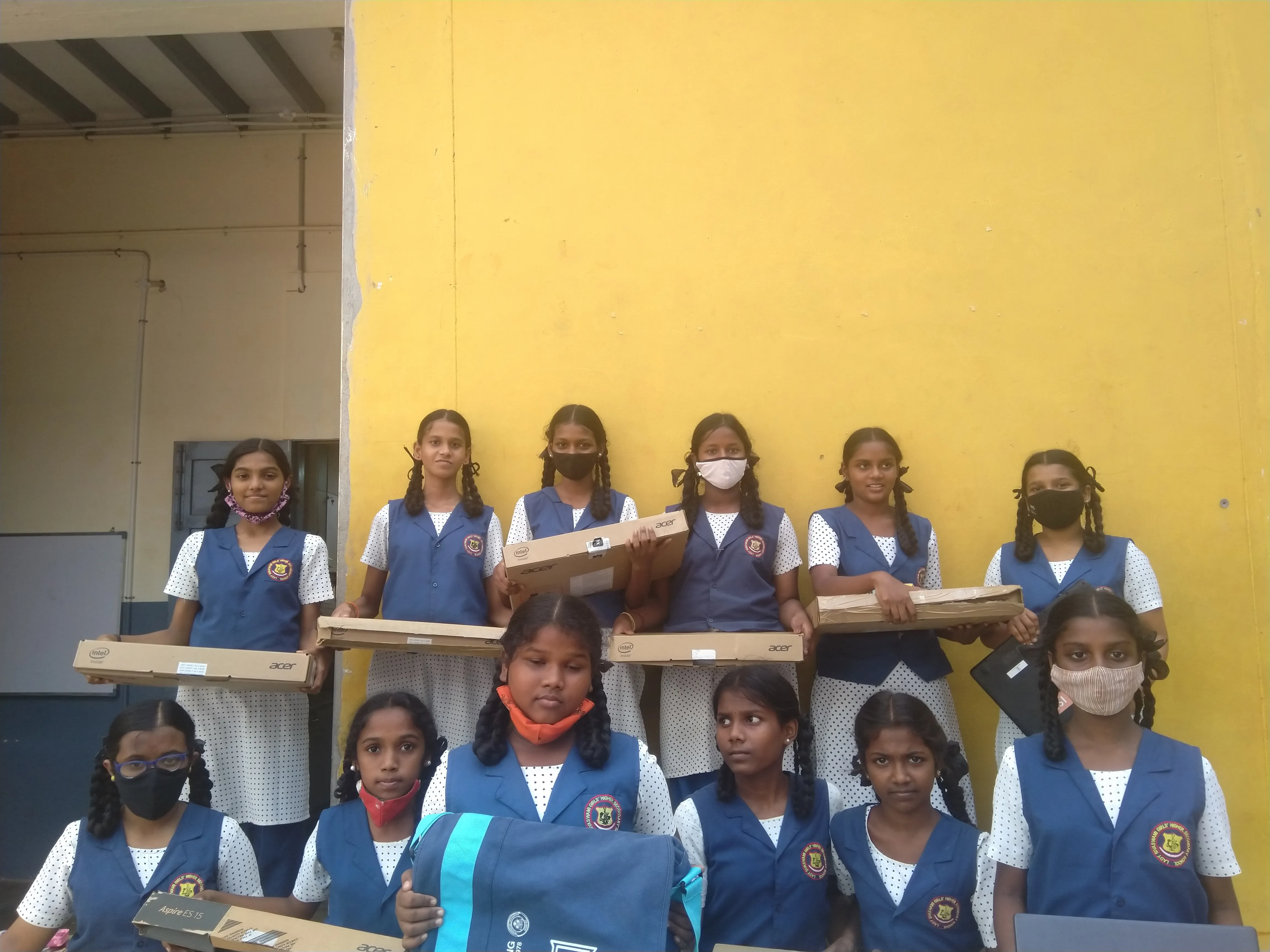 Diploma students at SJ Government Polytechnic, Bengaluru